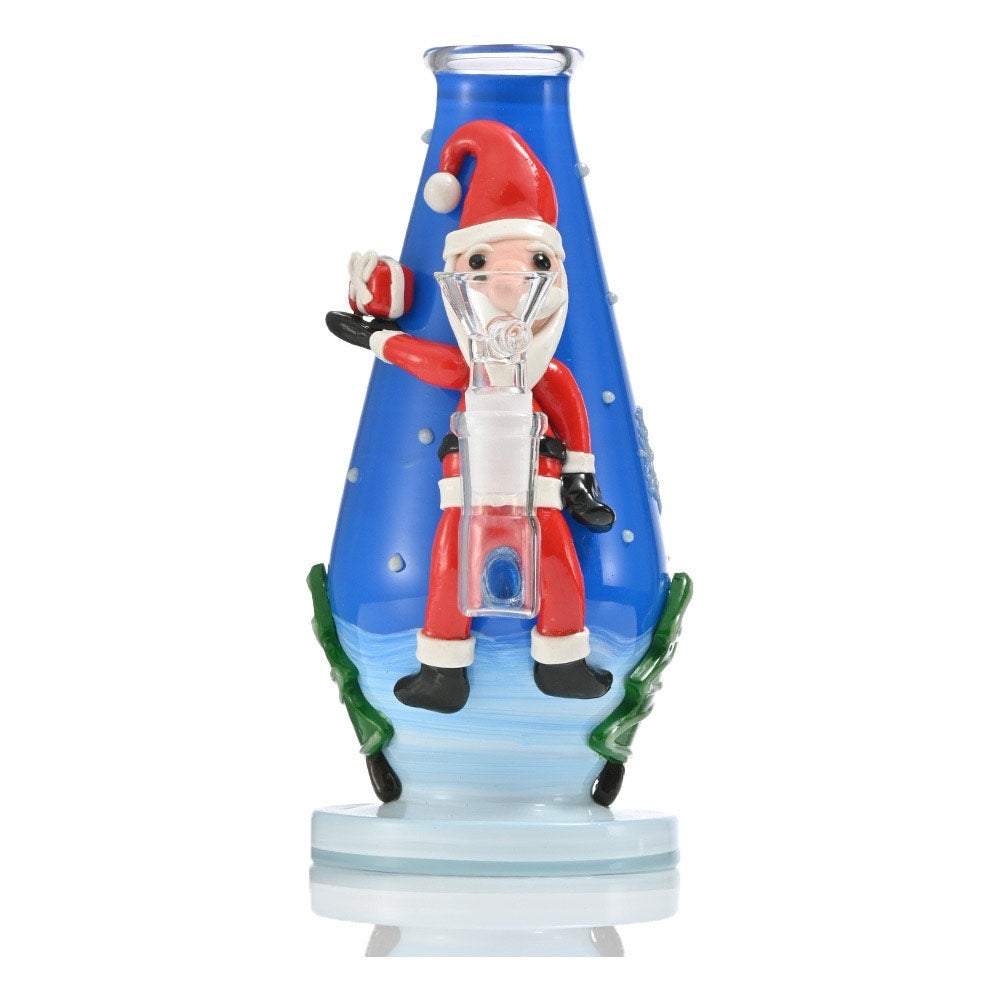 XDH47 Santa Claus Christmas Waterpipe 10"
