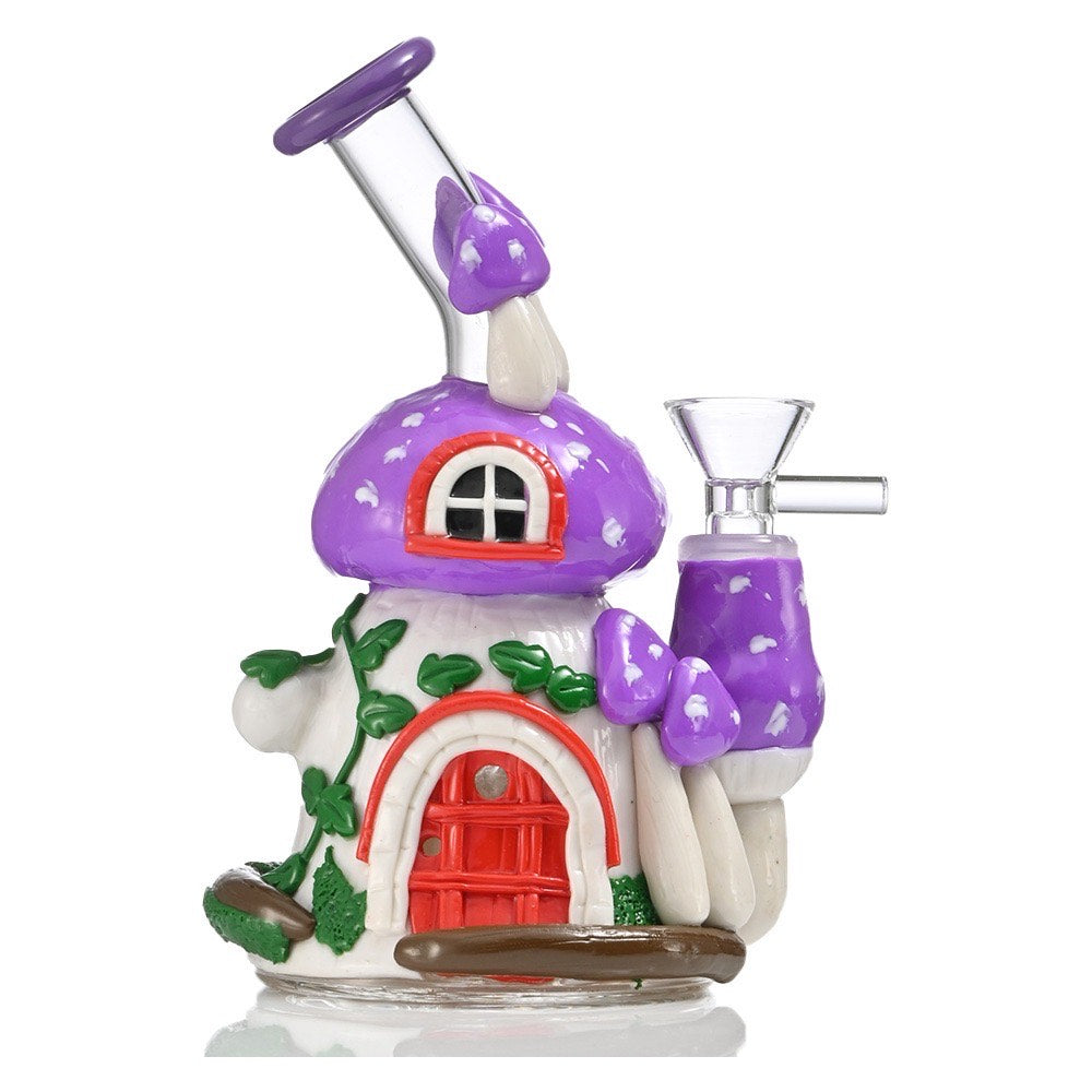 XDH08 Enchanted Cottage Waterpipe 7"