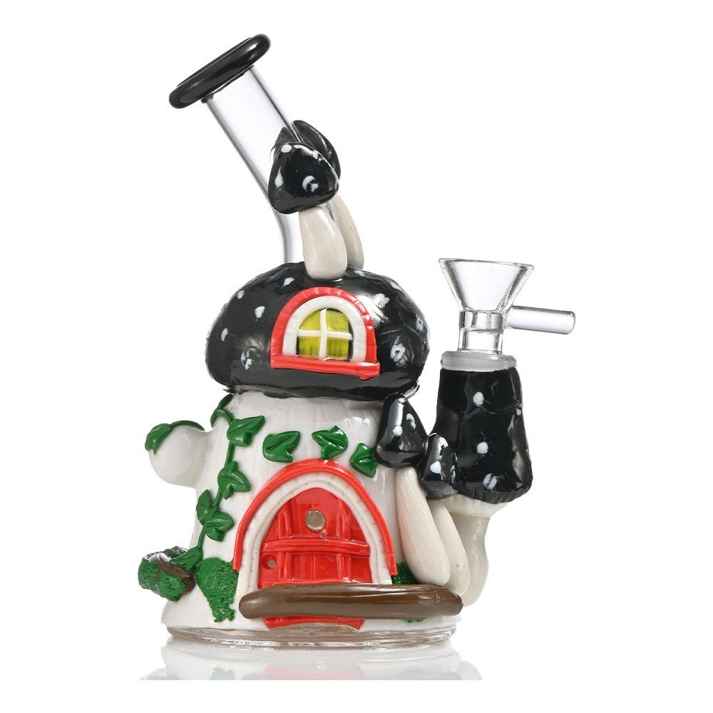 XDH08 Enchanted Cottage Waterpipe 7"