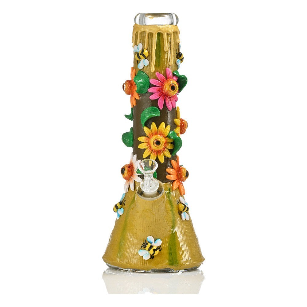 TZ218 Sunflower Hive Waterpipe 14"