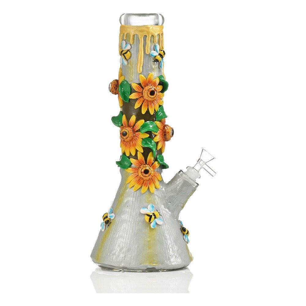TZ218 Sunflower Hive Waterpipe 14"