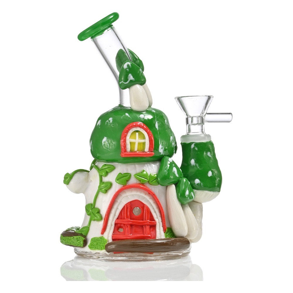 XDH08 Enchanted Cottage Waterpipe 7"
