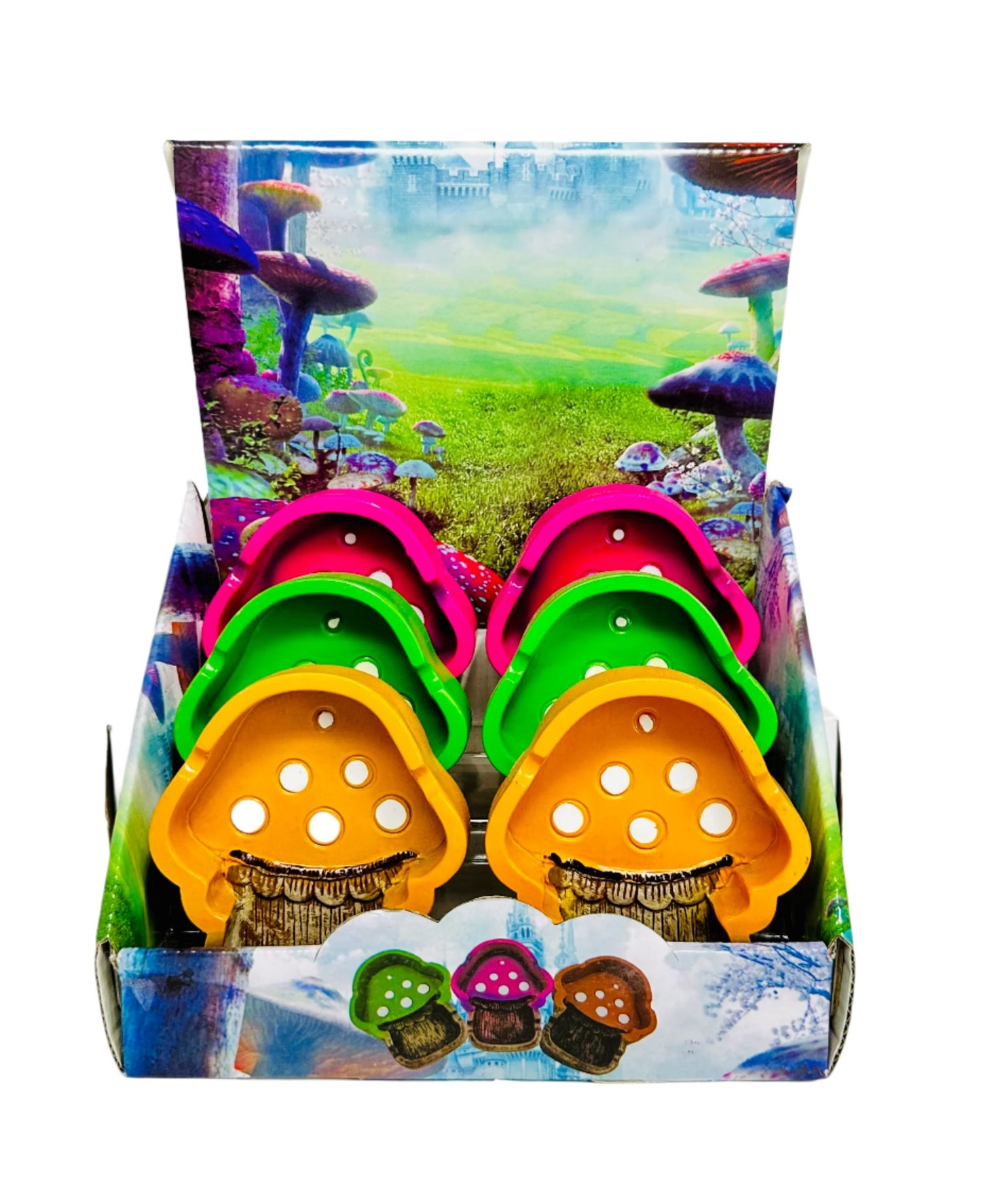 Mushroom Fairy Ashtray 6ct