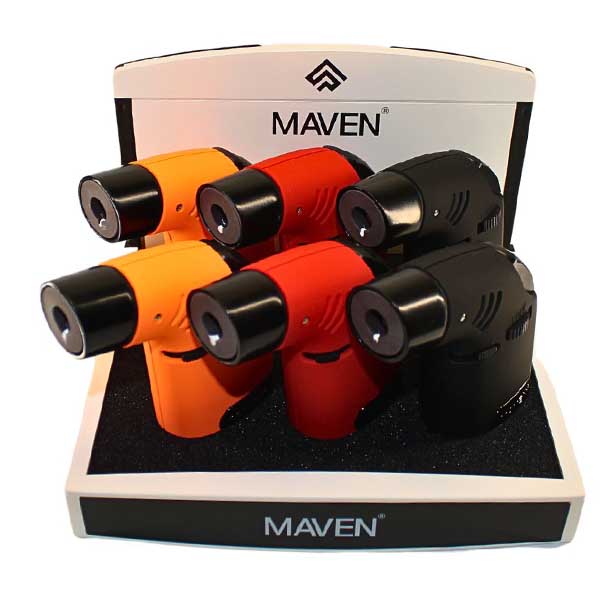 99-D603BRO Maven | Tusk | Black/Red/Orange | 6ct Display