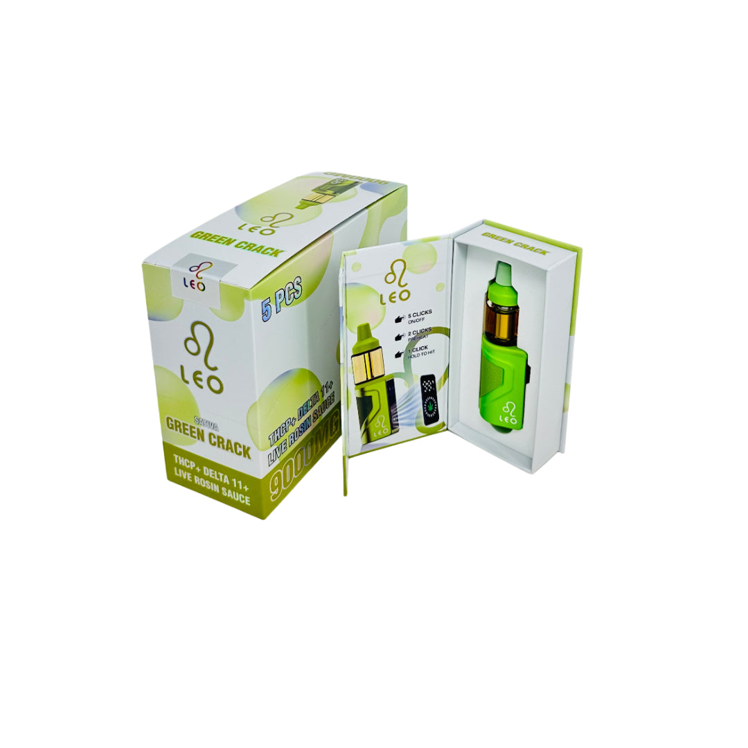 Leo ThcP+Delta 11+Live Rosin Sauce Disposable 9ml 5ct