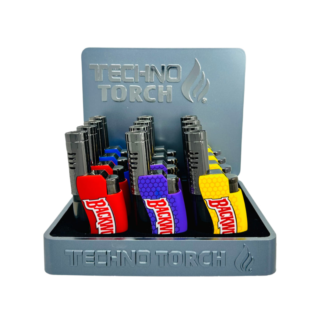 Techno Torch BW Printed Lighter #19011 12ct