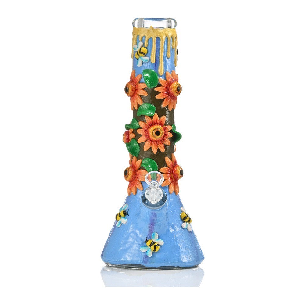 TZ218 Sunflower Hive Waterpipe 14"