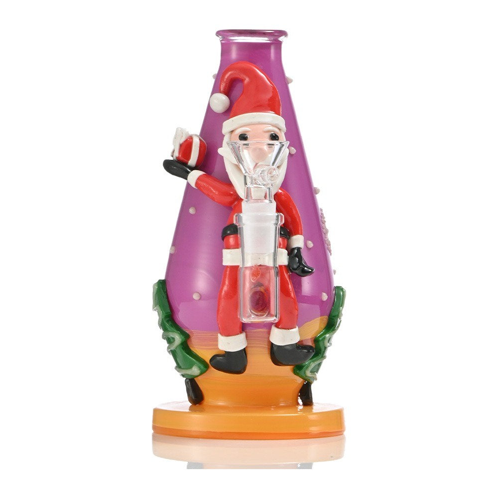 XDH47 Santa Claus Christmas Waterpipe 10"