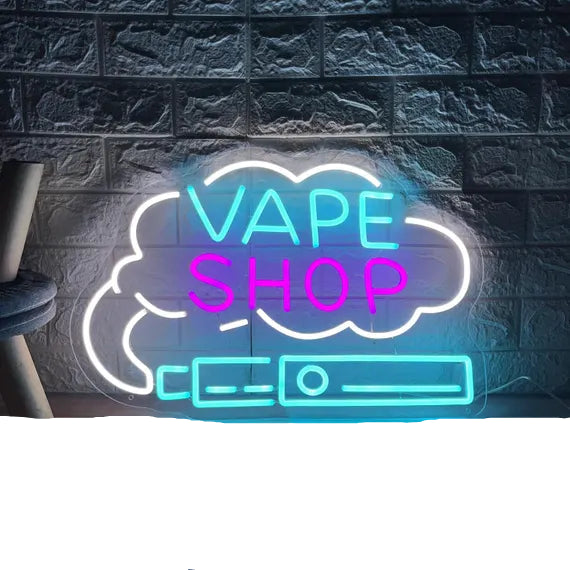 Vape Shop Cloud Led Sign