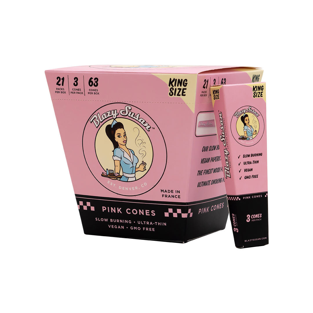 Blazy Susan Pink Cones 1-1/4| Kingsize