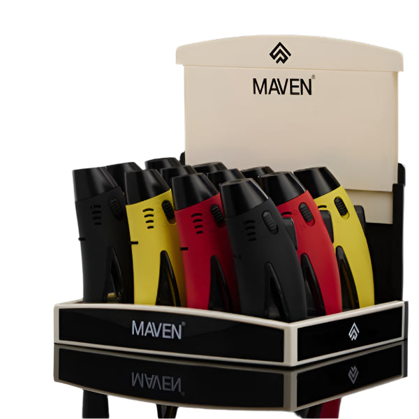 99-D601BRY Maven | Razor | Black/Red/Yellow | 9ct Display