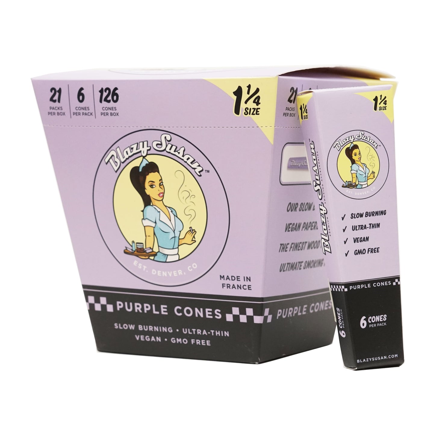 Blazy Susan Purple Cones 1-1/4| Kingsize