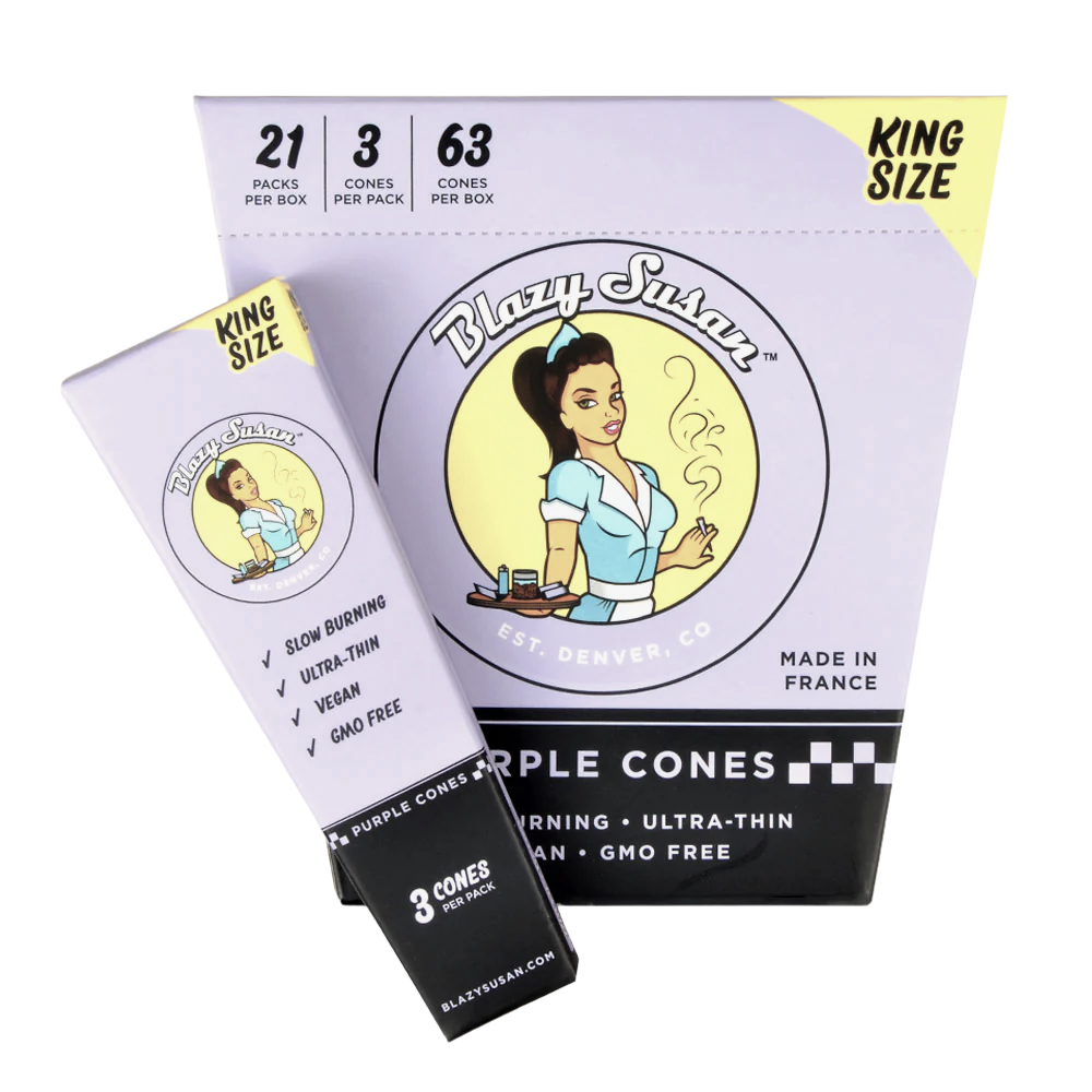 Blazy Susan Purple Cones 1-1/4| Kingsize