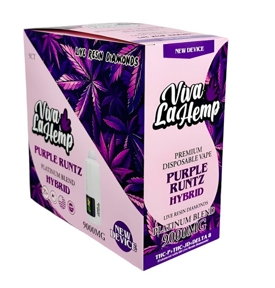 Viva la Hemp Curved Disposable 9ml 5ct