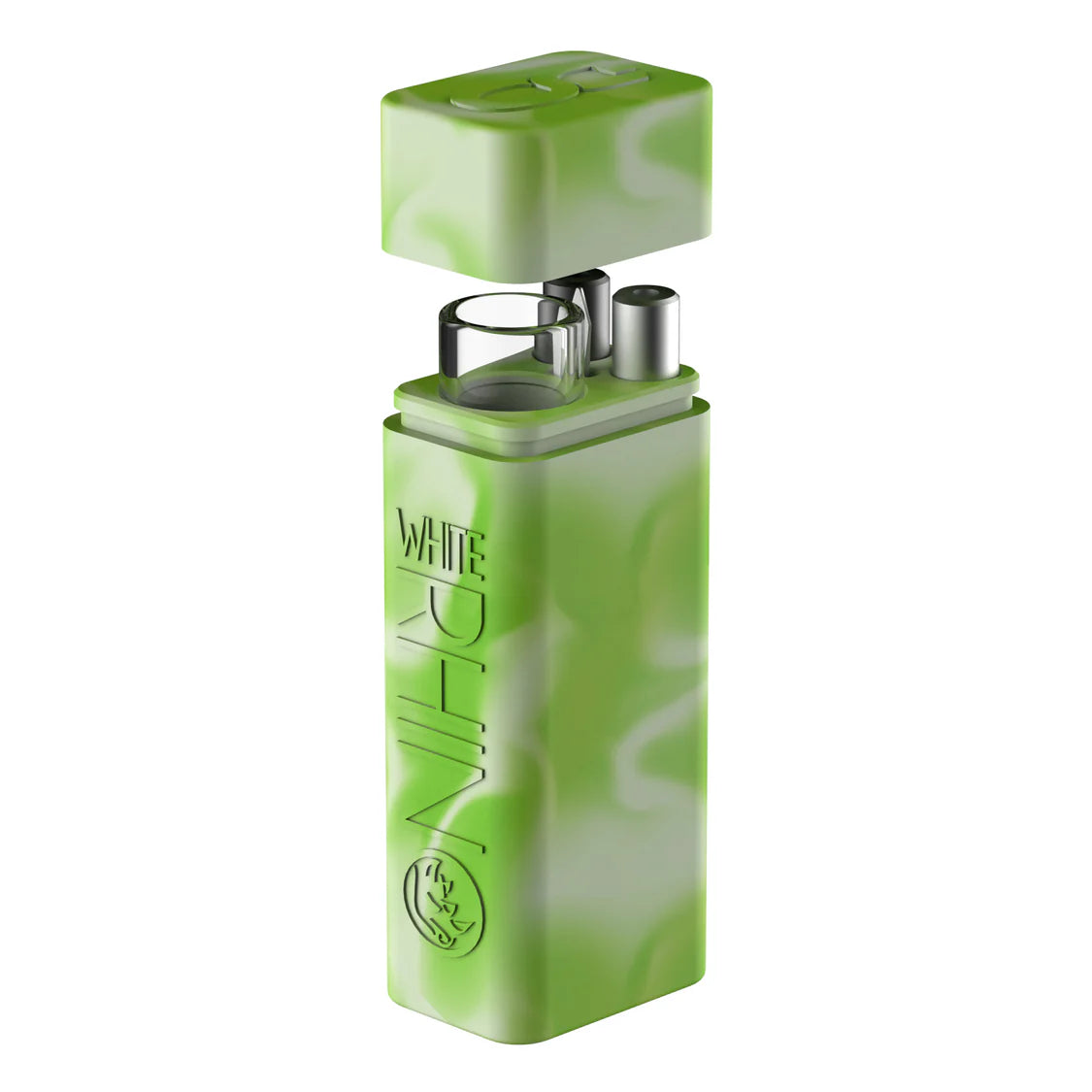 White Rhino Silicone Glow In The Dark Mini Dugout Per Pc