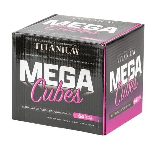 Titanium Charcoal Mega Cubes 64ct