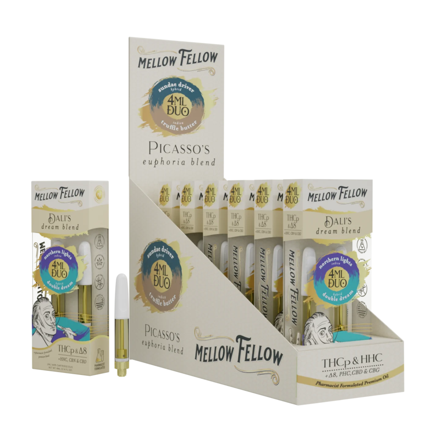 Mellow Fellow 4ml Cartridge Duo 6ct