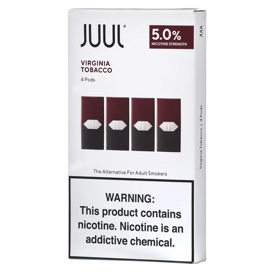 Juul pods 0.7ml 4pk  - Virginia Tobacco 5% 8ct