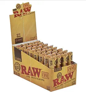 Raw Organic Hemp Cone 6pk