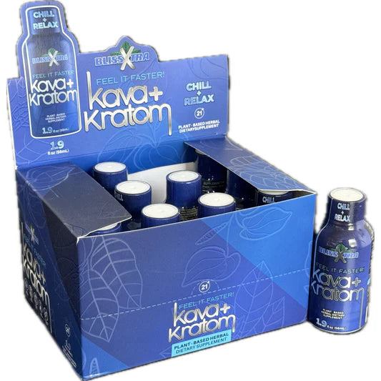 Bliss Xtra Kava+Kratom Shots 12ct