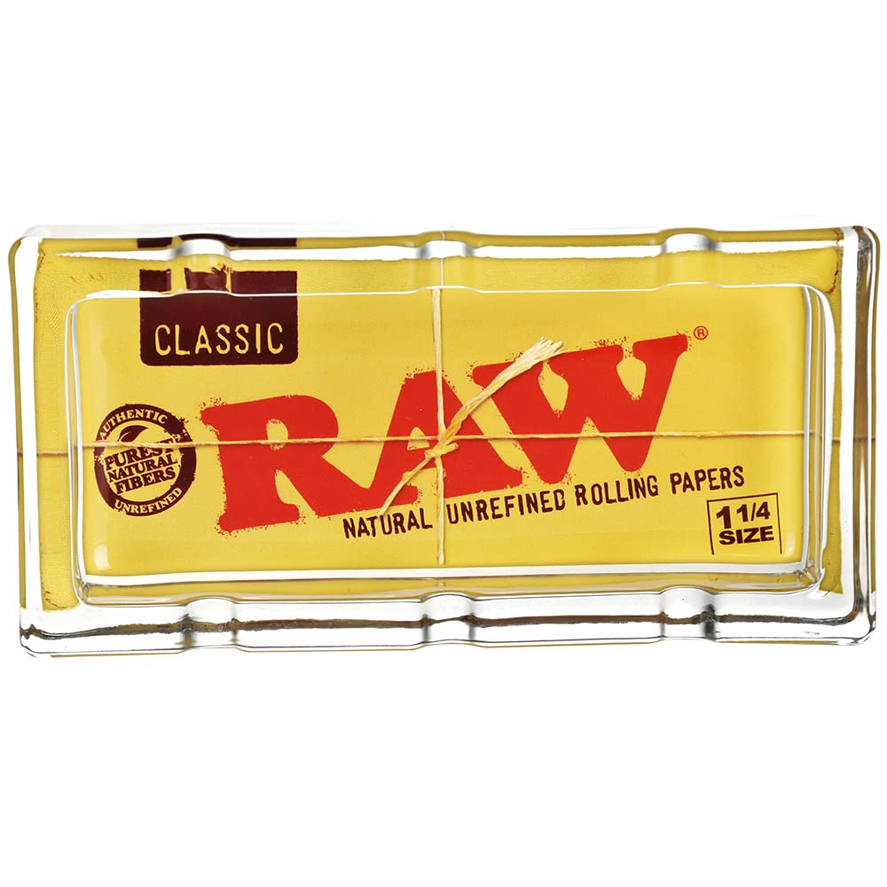 Raw Classic Square Glass Ashtray