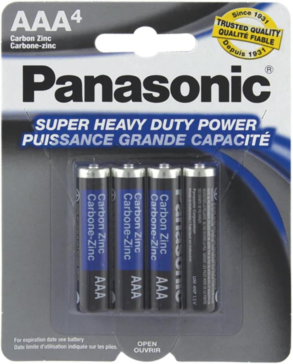 Panasonic AAA Batteries 4pk