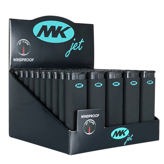 MK Windproof Jet lighter Black 50ct