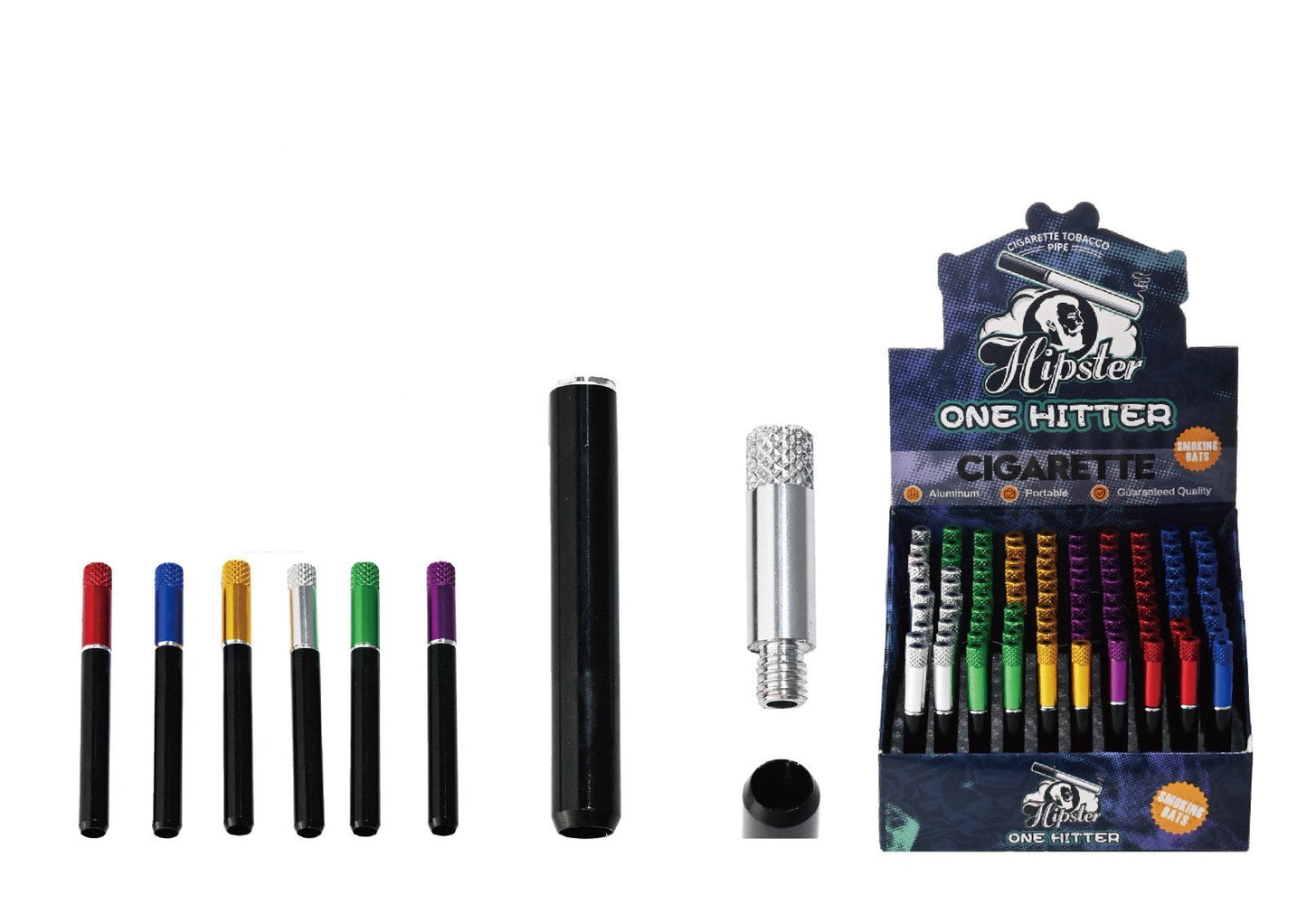 T0037-78mm Hipster Trendsetter Dazzle One Hitter 100ct