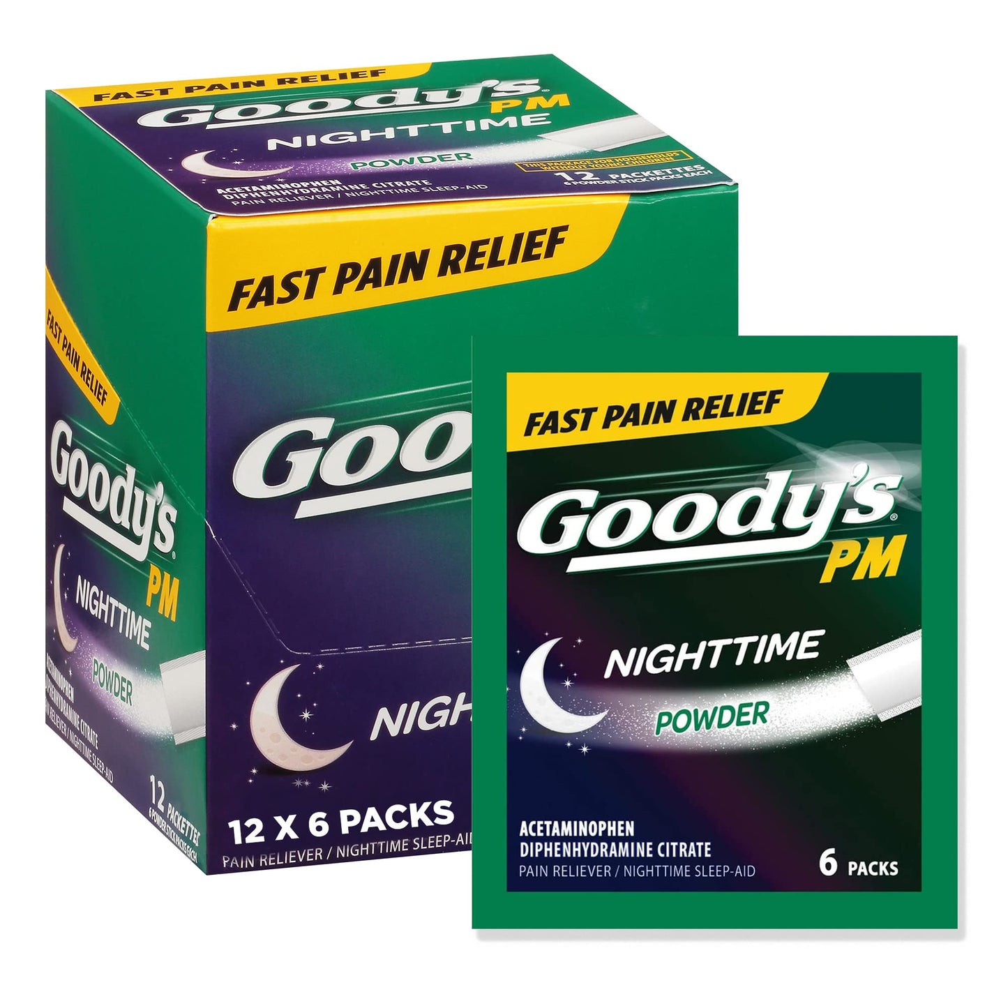 Goodys PM 6pk 12ct display