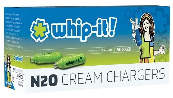 Whip It N20 Cream Charger 24ct|50ct|100ct