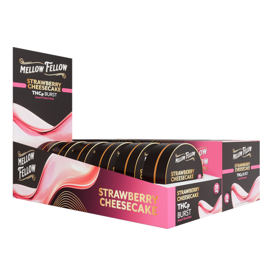 Mellow Fellow ThcP Bursts Tin 25mg 10ct 6pk