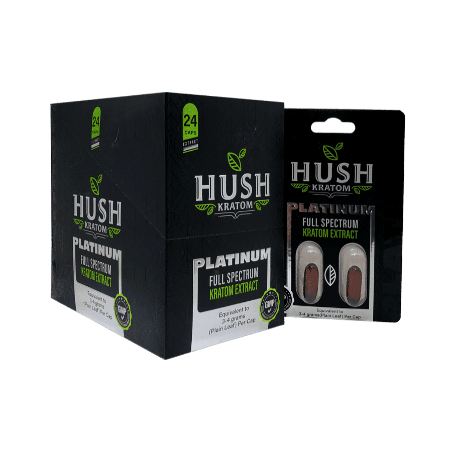 Hush Platinum Capsules 24ct box