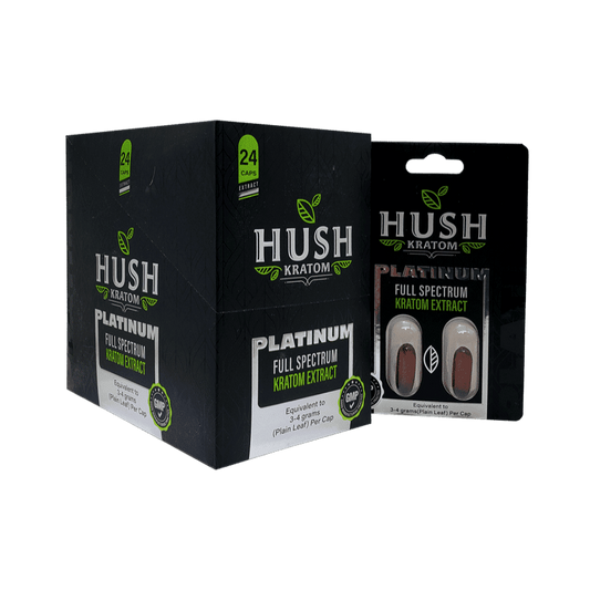 Hush Platinum Capsules 24ct box