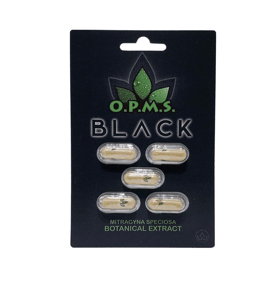 Opms Black Capsules 2ct|3ct|5ct 10pk