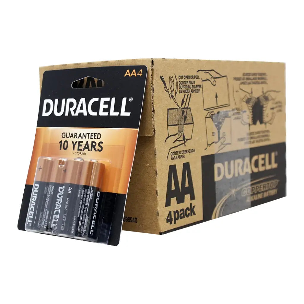 Duracell AA 4pk batteries