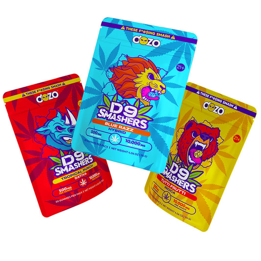 Dozo D9 smasher gummies 10000mg 5ct