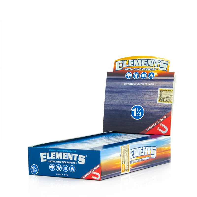 Elements Ultra Thin Rice Rolling Paper 1 1/4 25ct