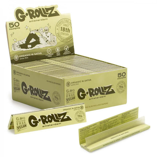 G-Rollz Medicago Sativa Extra Thin 50 KS Papers 50pk
