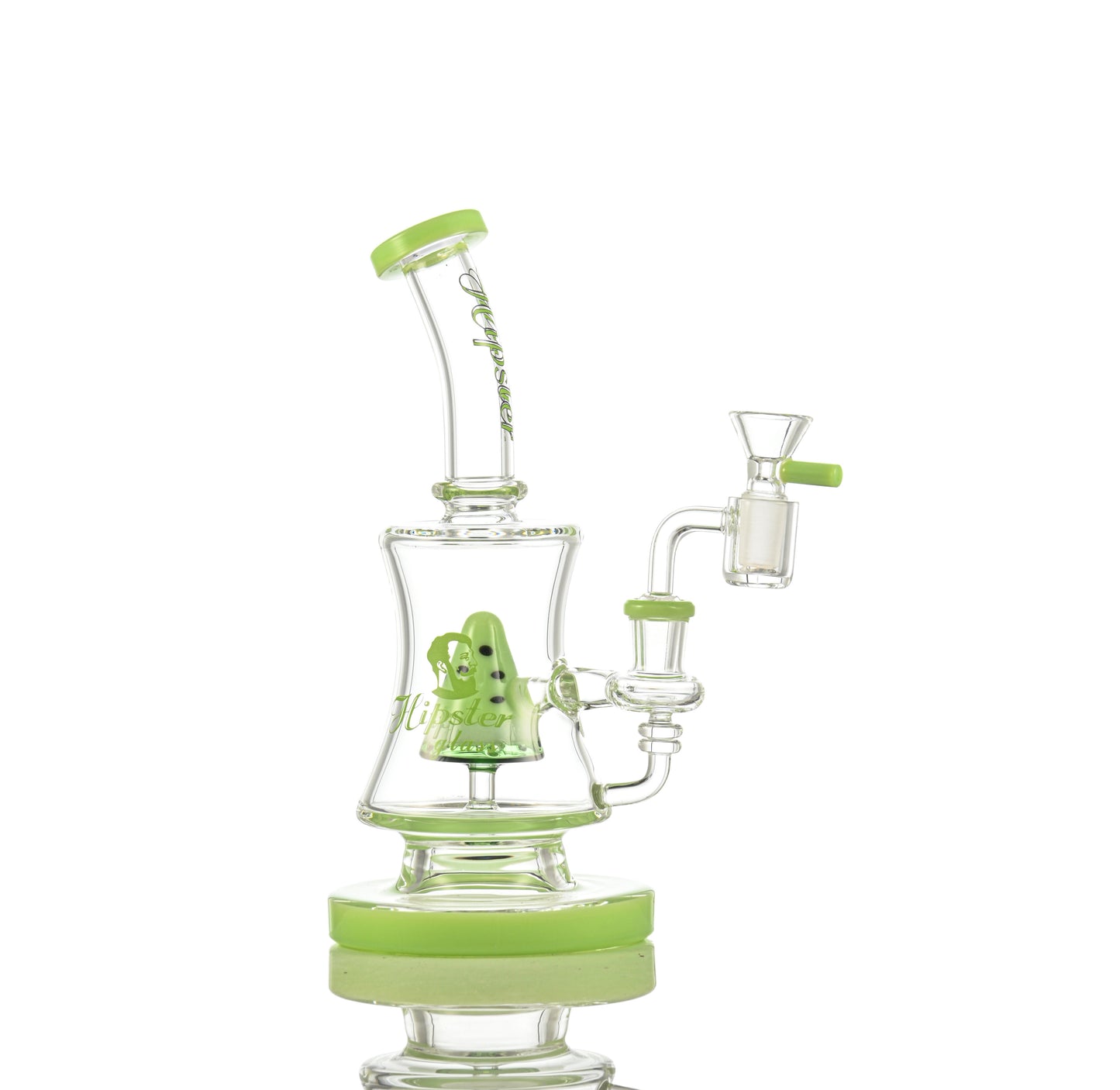 HP021 Cone with Watermelon Perc Waterpipe 8"