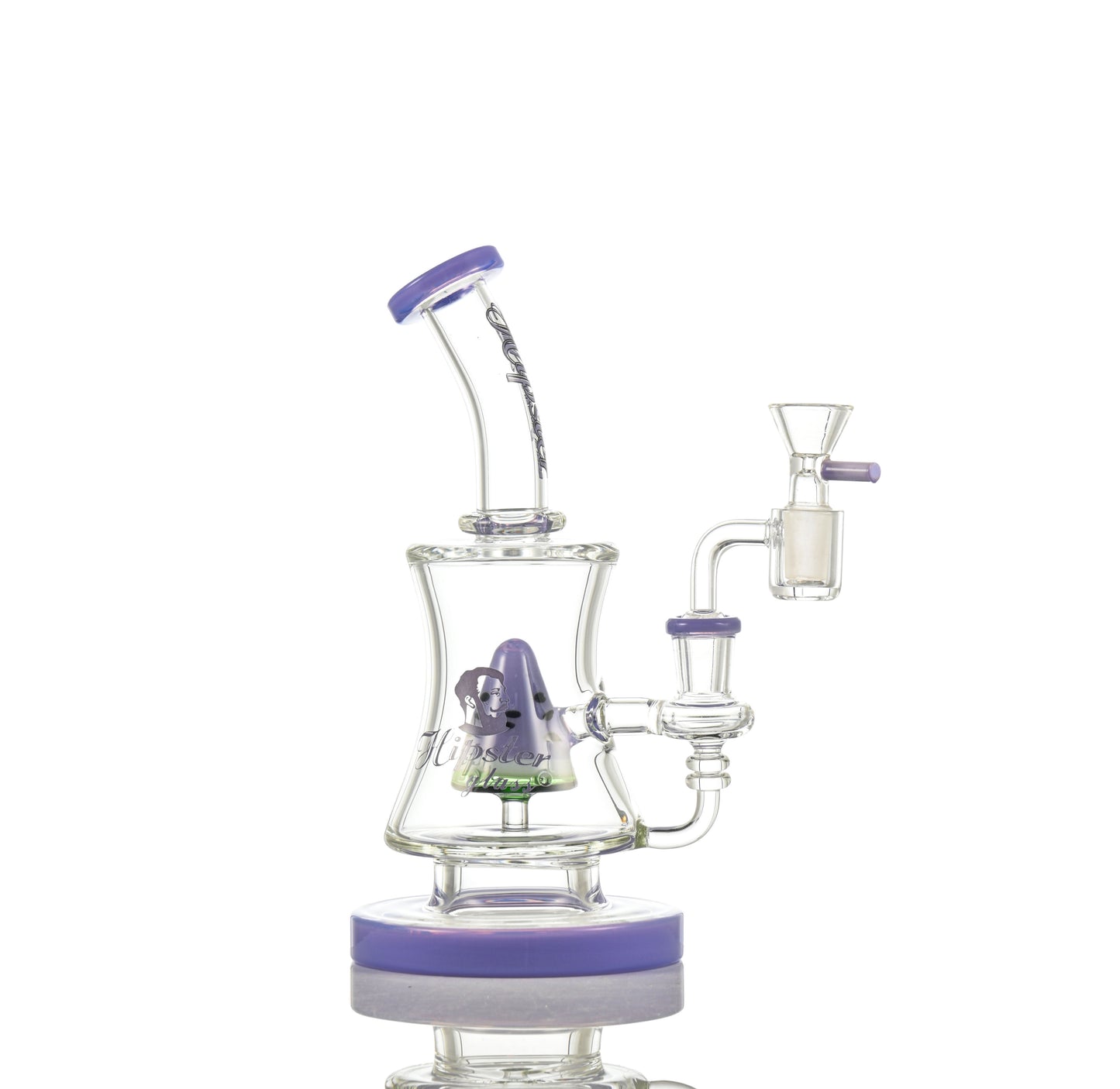 HP021 Cone with Watermelon Perc Waterpipe 8"