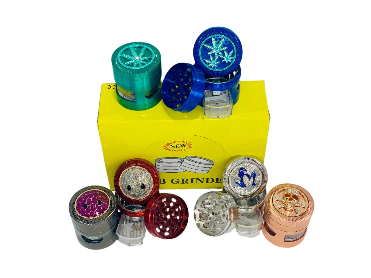 Yellow Grinder Big With Tray