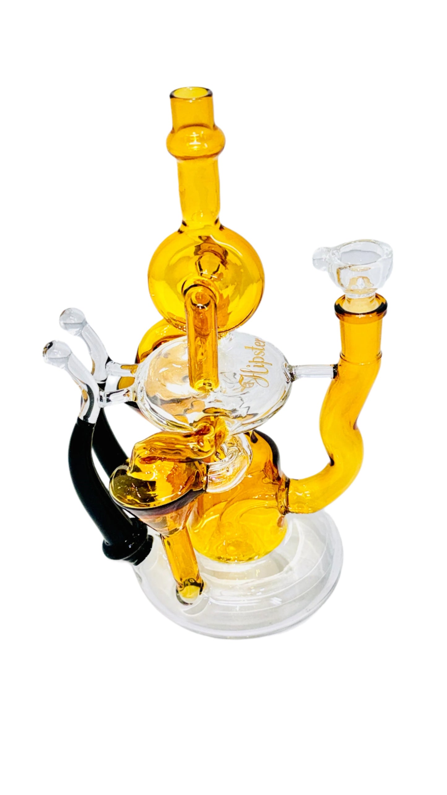 ML003 Large Double Cylinder Recycler 10" Waterpipe