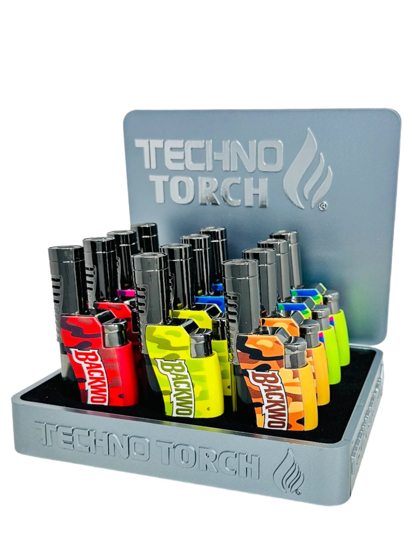 Techno Torch BW Printed Lighter #19011 12ct