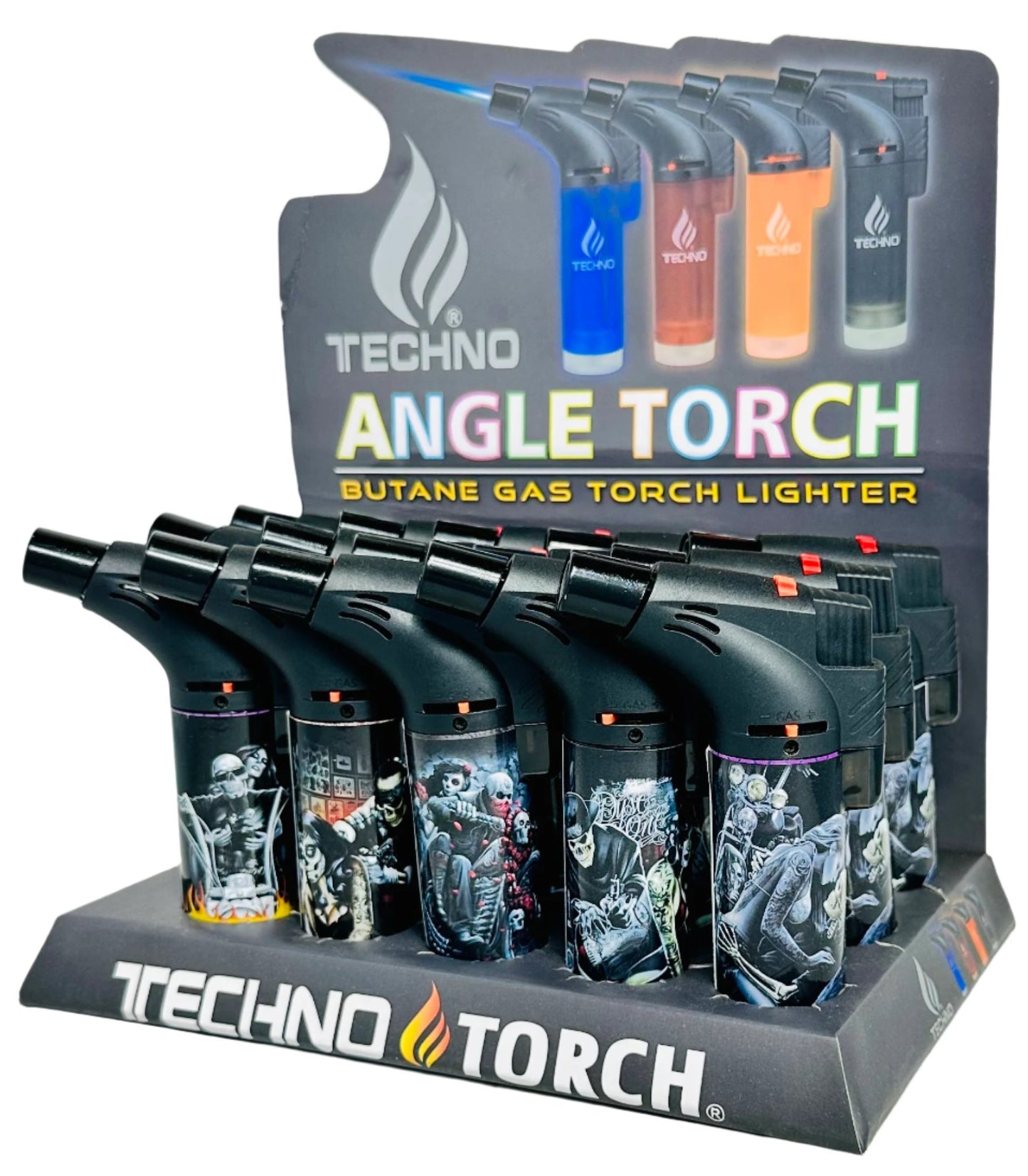 Techno Gun Torch lighter 15ct