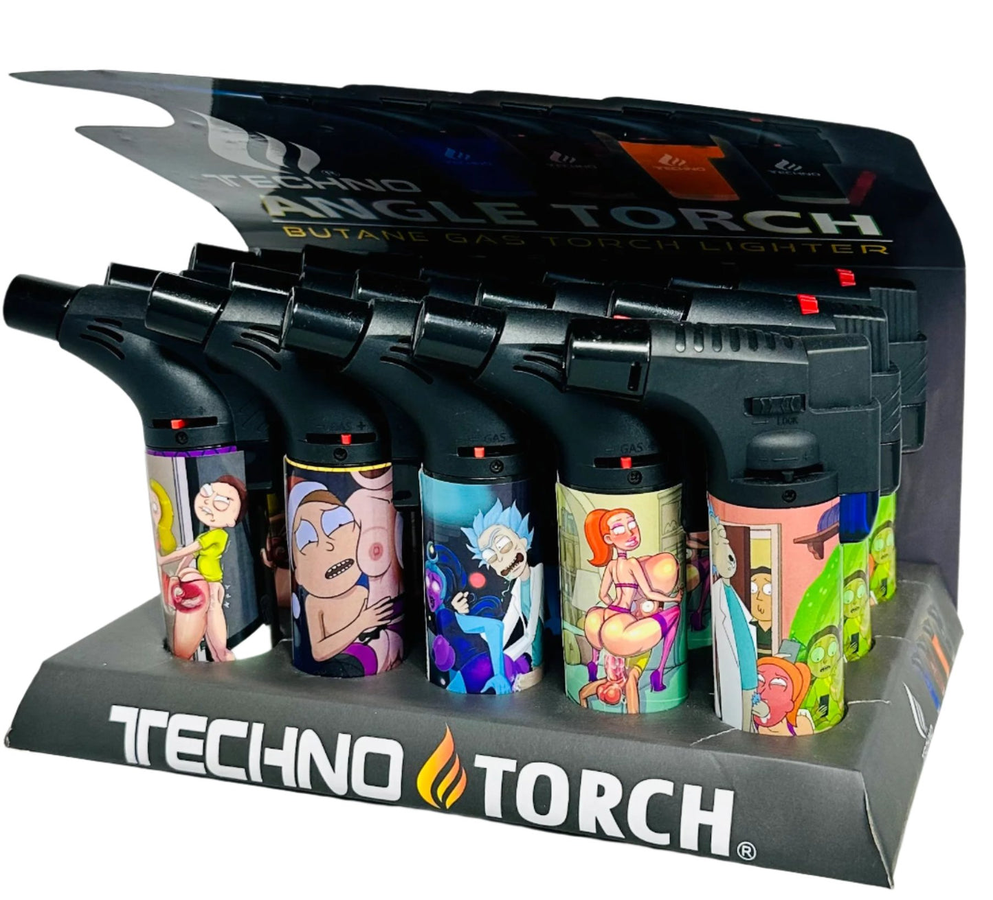 Techno Gun Torch lighter 15ct