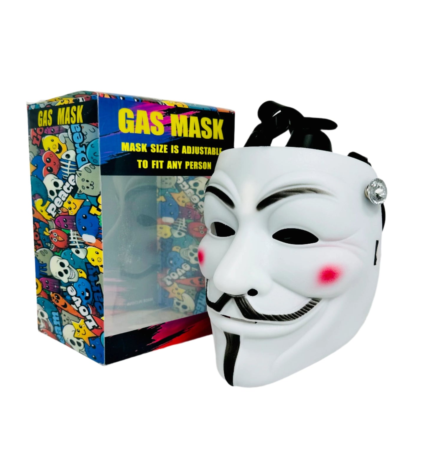 Character Gas Masks with Pipe