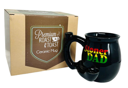 Stoner Dad Ceramic Mug Pipe