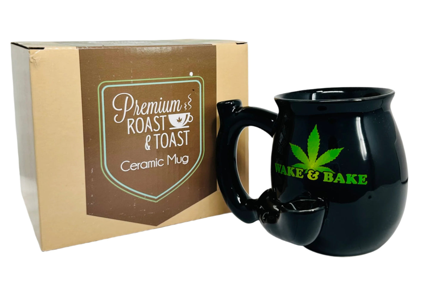 Wake & Bake Ceramic Mug Pipe