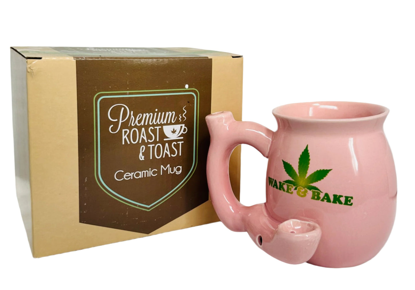 Wake & Bake Ceramic Mug Pipe