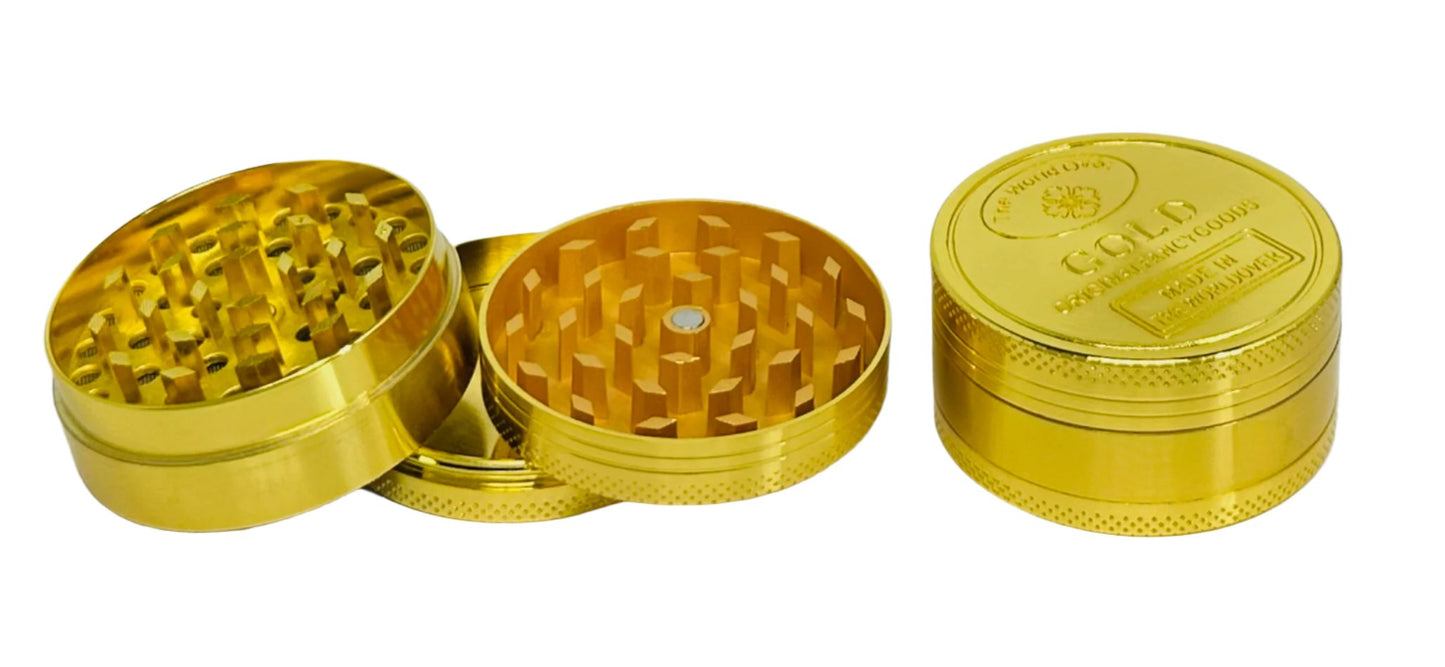 ME014 Gold 4-Part Grinder